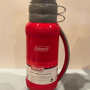 NEW Red Coleman Insulated Plastic Bottle 1.75 Qt - BPA Free #G18